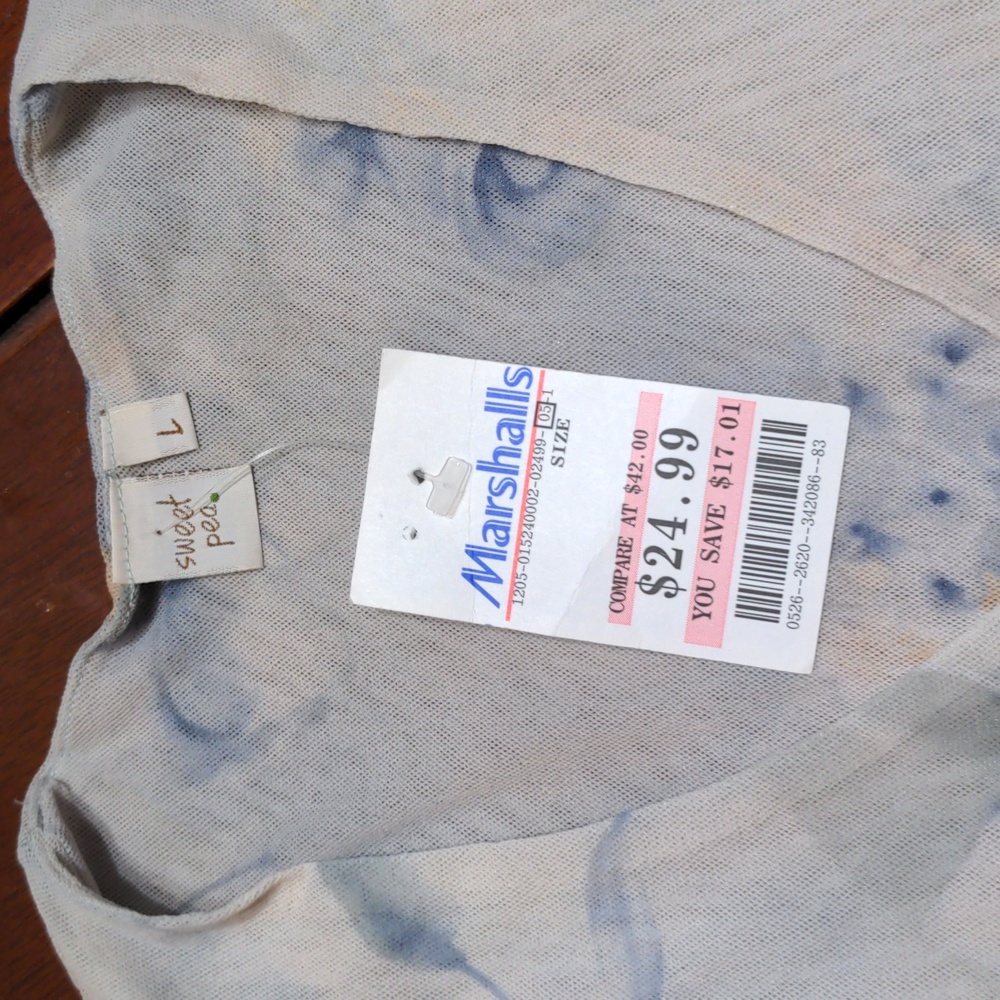 COPY - Sweet pea shirt size large. Nwt-. - Picture 3 of 7